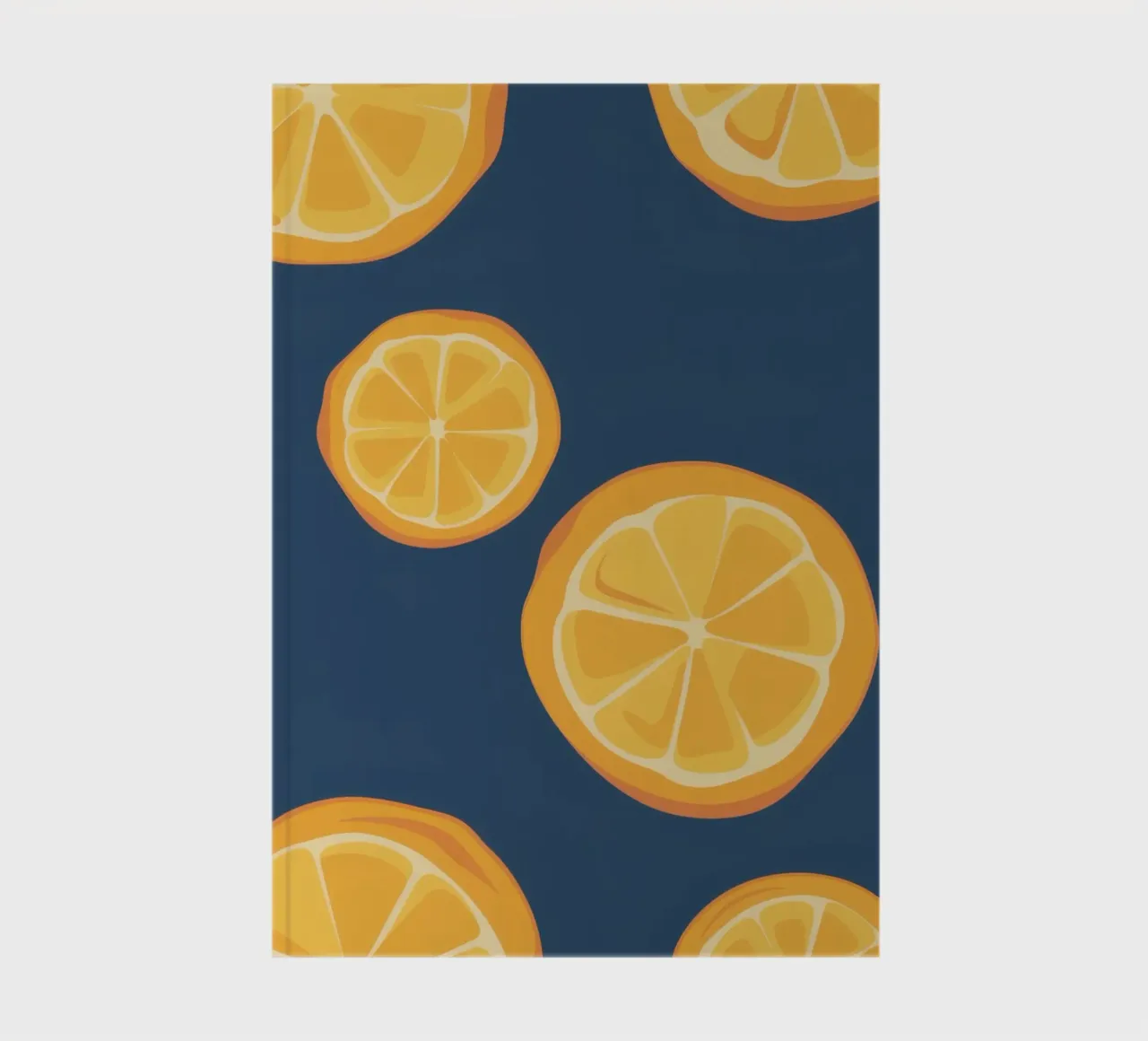 Orange Slice Pattern notebook by Pale Aura