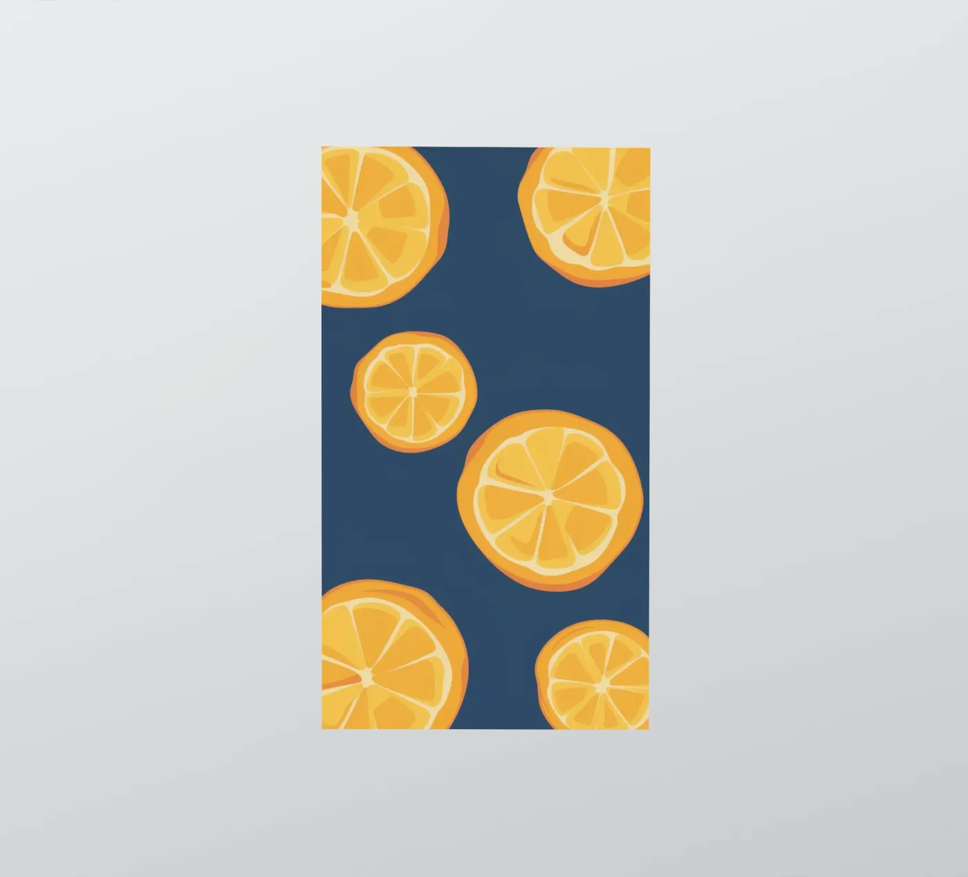 Orange Slice Pattern sticker by Pale Aura