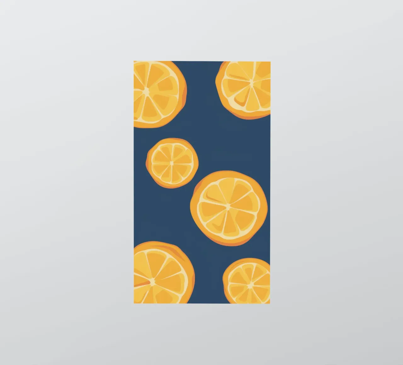 Orange Slice Pattern sticker by Pale Aura