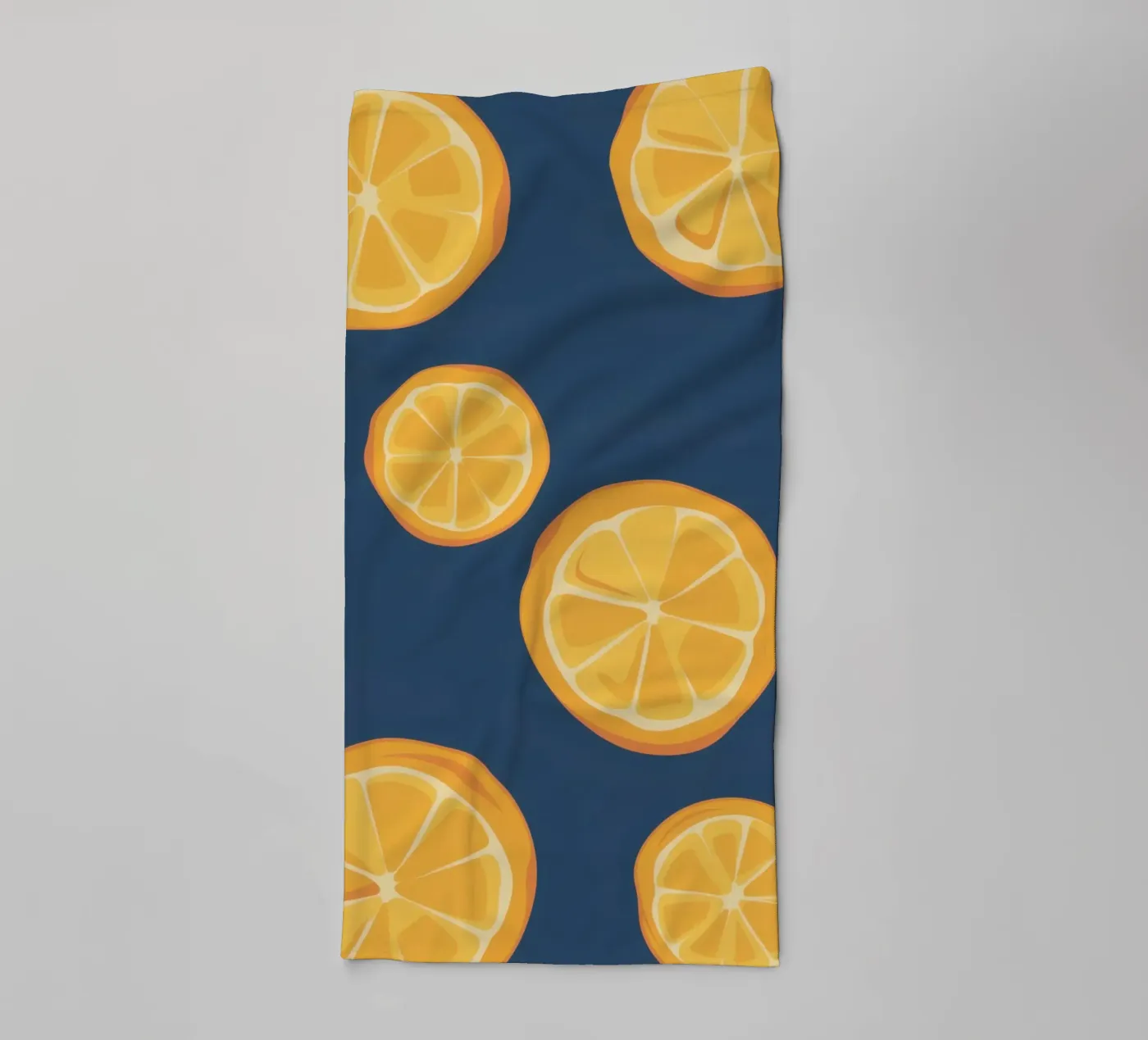 Orange Slice Pattern Handtuch von Pale Aura