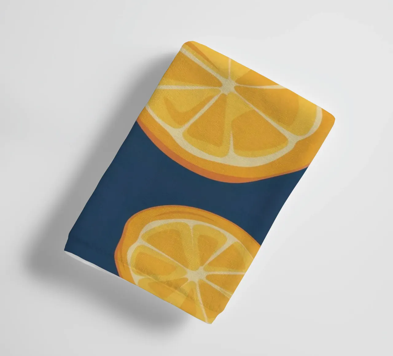 Orange Slice Pattern towel by Pale Aura
