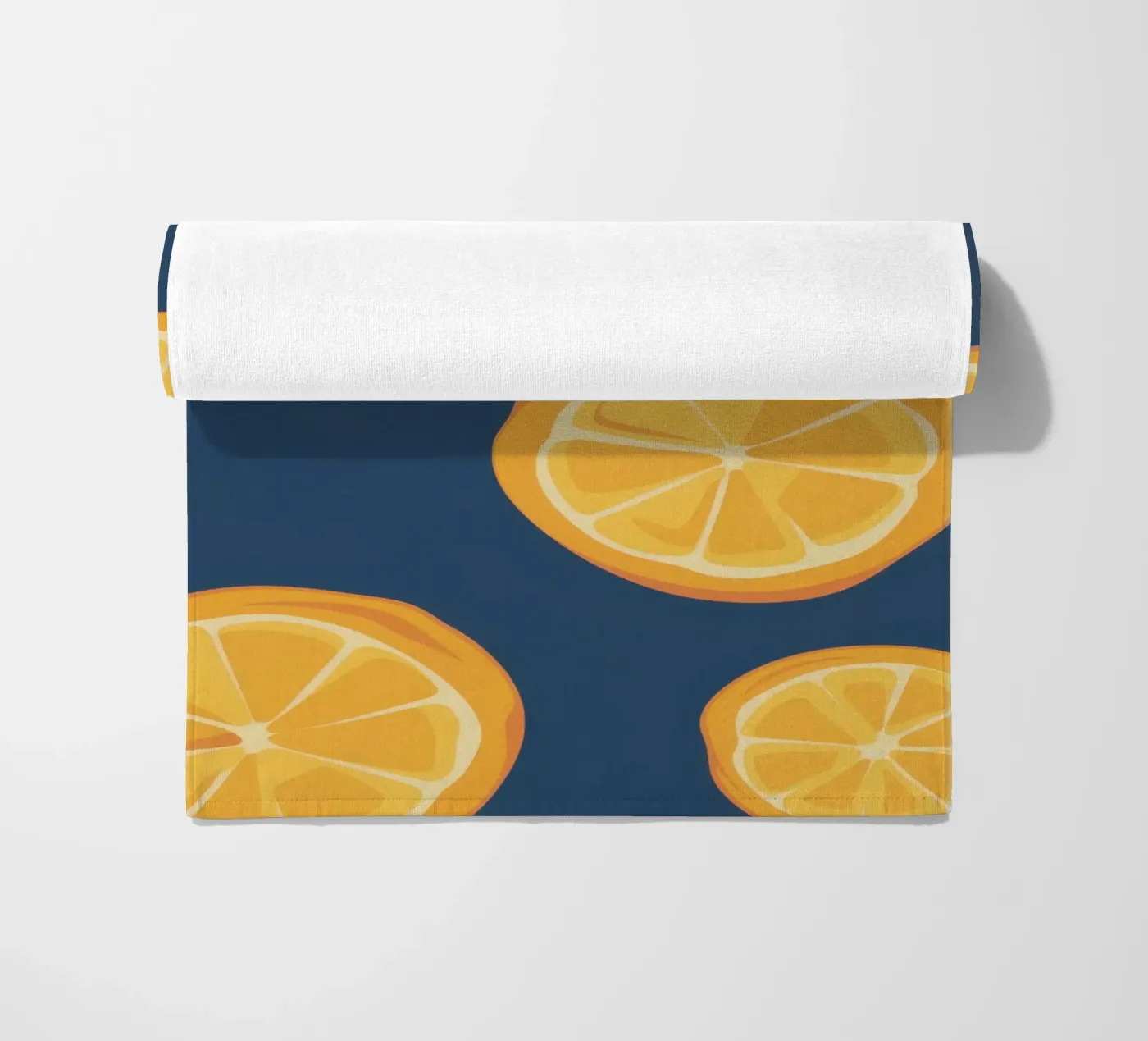 Motif de la tranche d'orange serviette de plage de Pale Aura