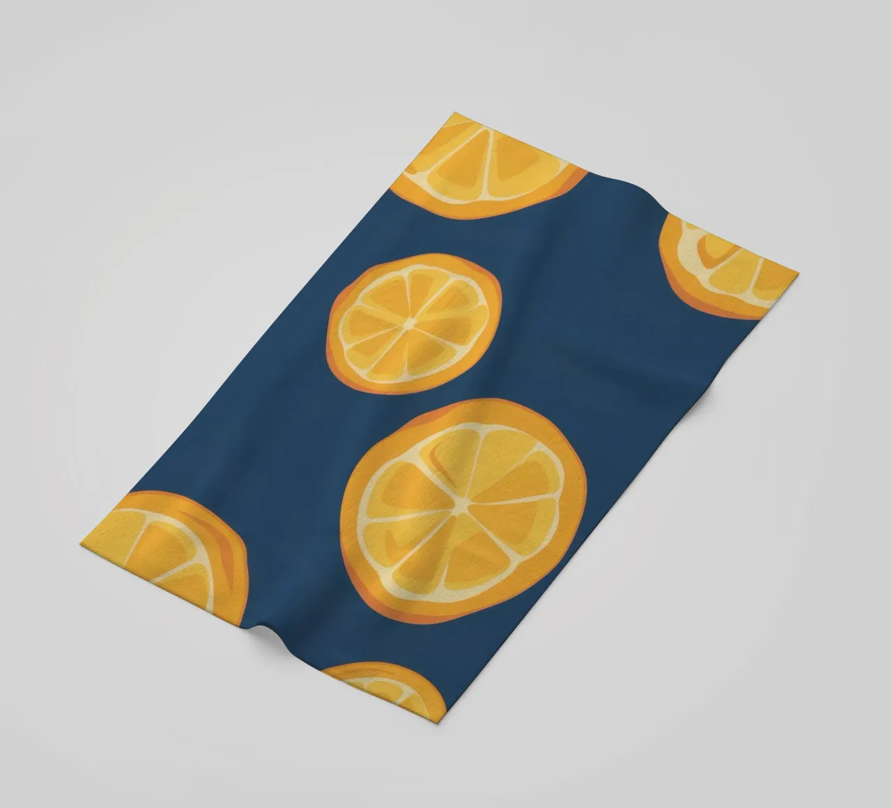 Orange Slice Pattern beach towel by Pale Aura