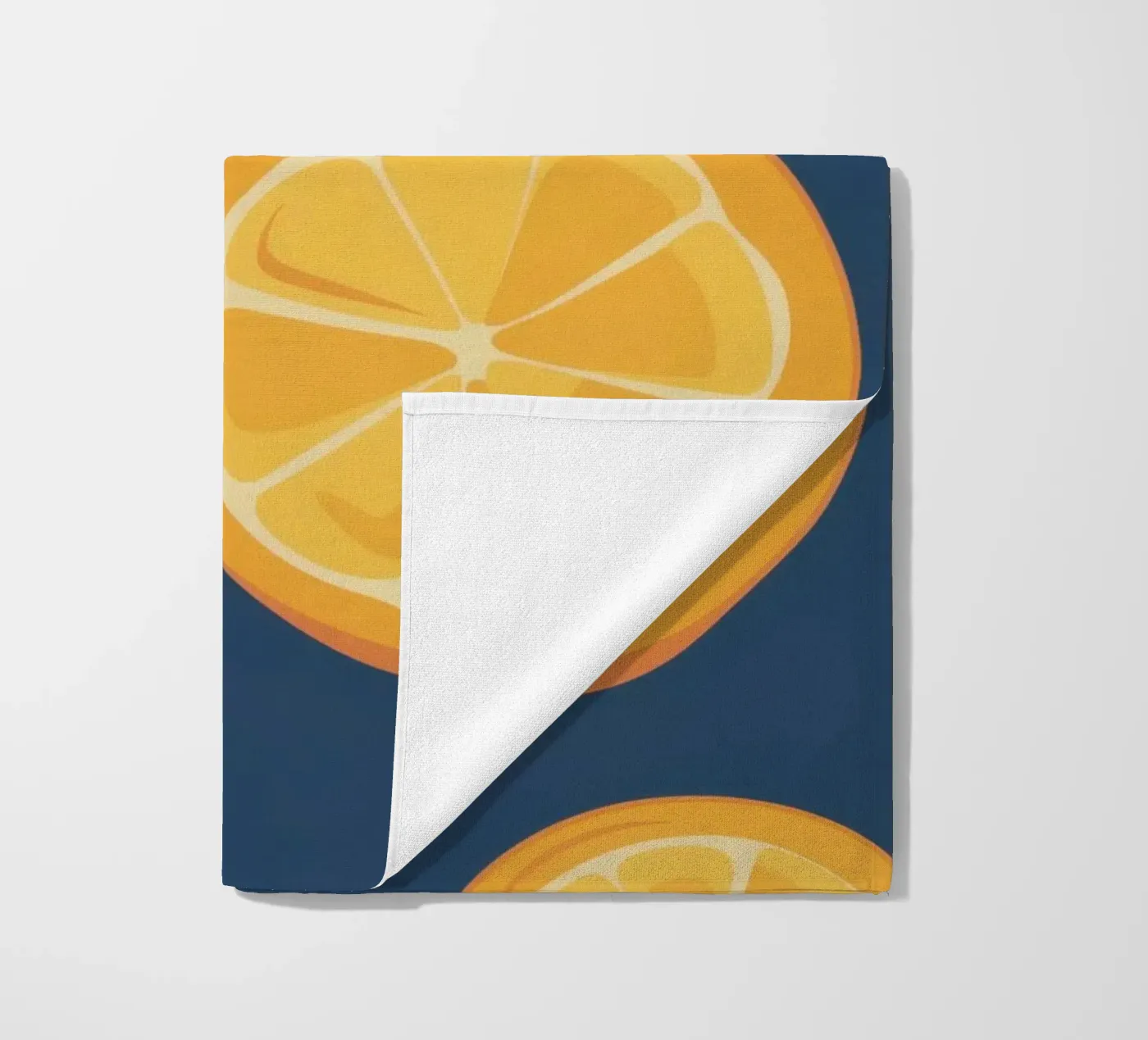 Motif de la tranche d'orange serviette de plage de Pale Aura