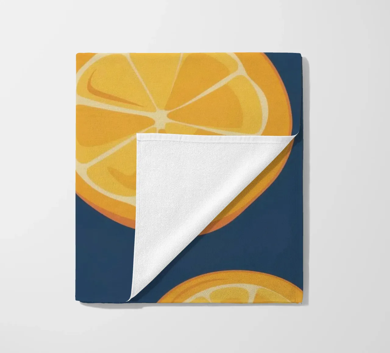 Orange Slice Pattern beach towel by Pale Aura