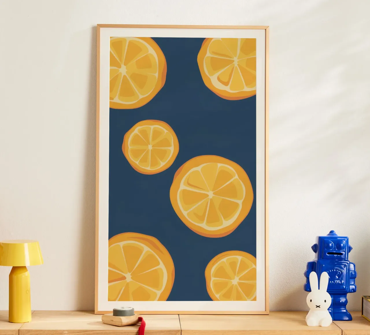 Orange Slice Pattern poster by Pale Aura