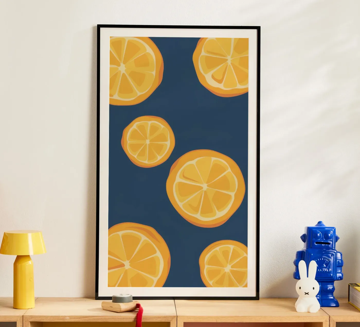 Orange Slice Pattern poster by Pale Aura