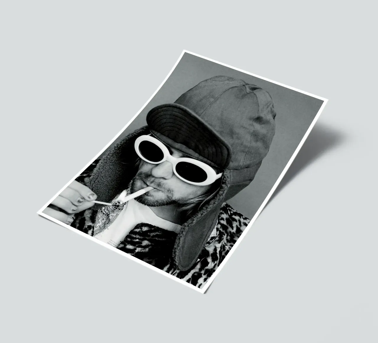 Smoking Black And White sticker sheet by Has Fab