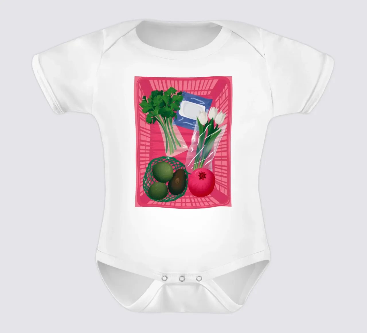 Verdant Harvest Stilte babyrompertje korte mouwen van Haven Fantasy
