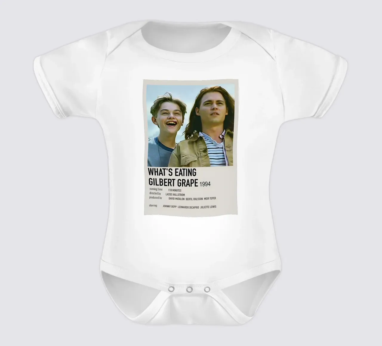 WHAT'S EATING GILBERT GRAPE 1994 body neonato maniche corte da MVFminimalist