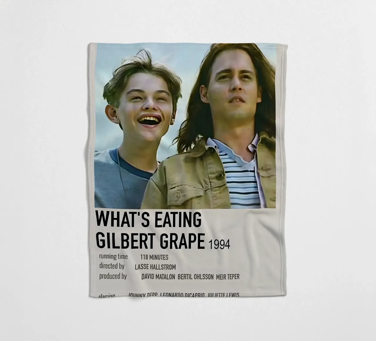 WHAT'S EATING GILBERT GRAPE 1994 coperta in pile da MVFminimalist