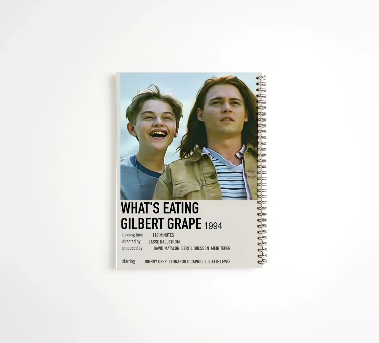 WHAT'S EATING GILBERT GRAPE 1994 spiral notebook by MVFminimalist