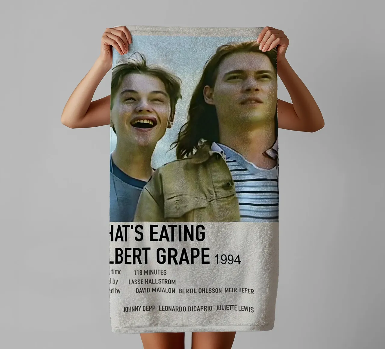 WHAT'S EATING GILBERT GRAPE 1994 asciugamano da bagno da MVFminimalist