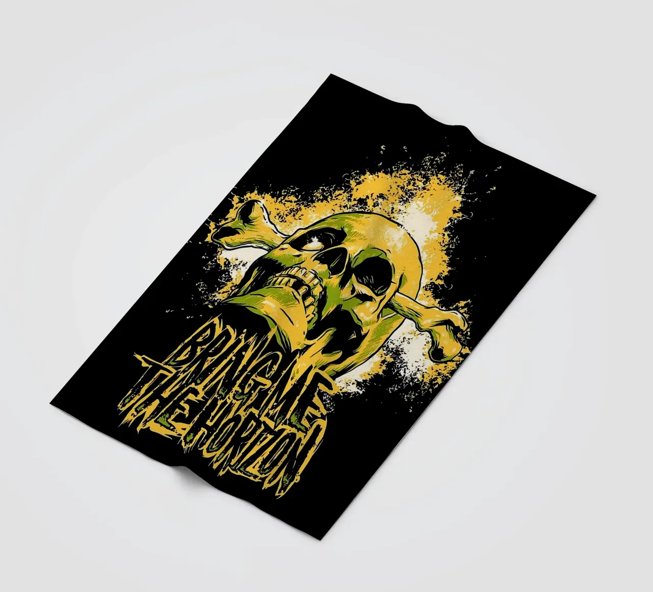 Bring Me the Horizon fleece blanket by vanhesling