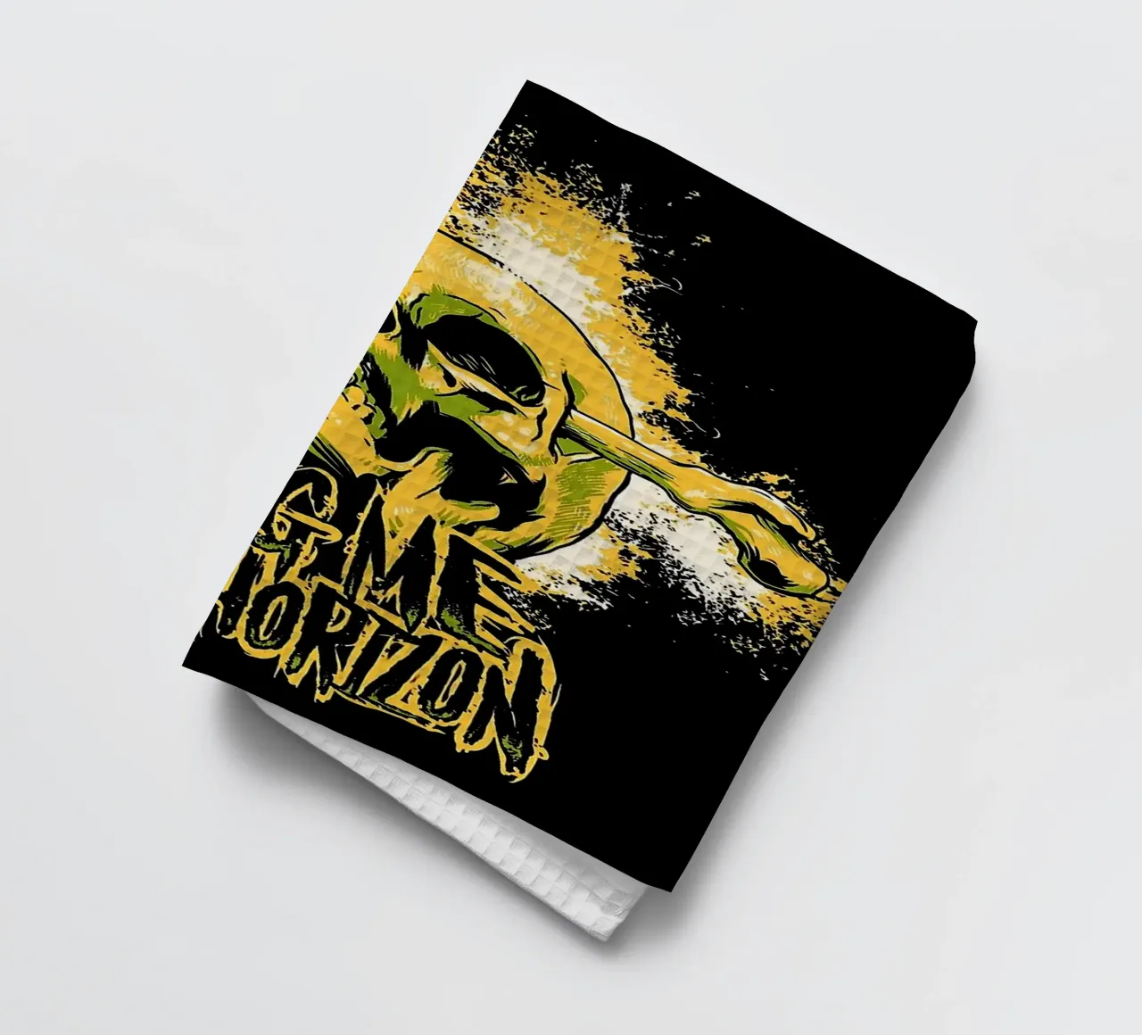 Bring Me the Horizon tea towel by vanhesling
