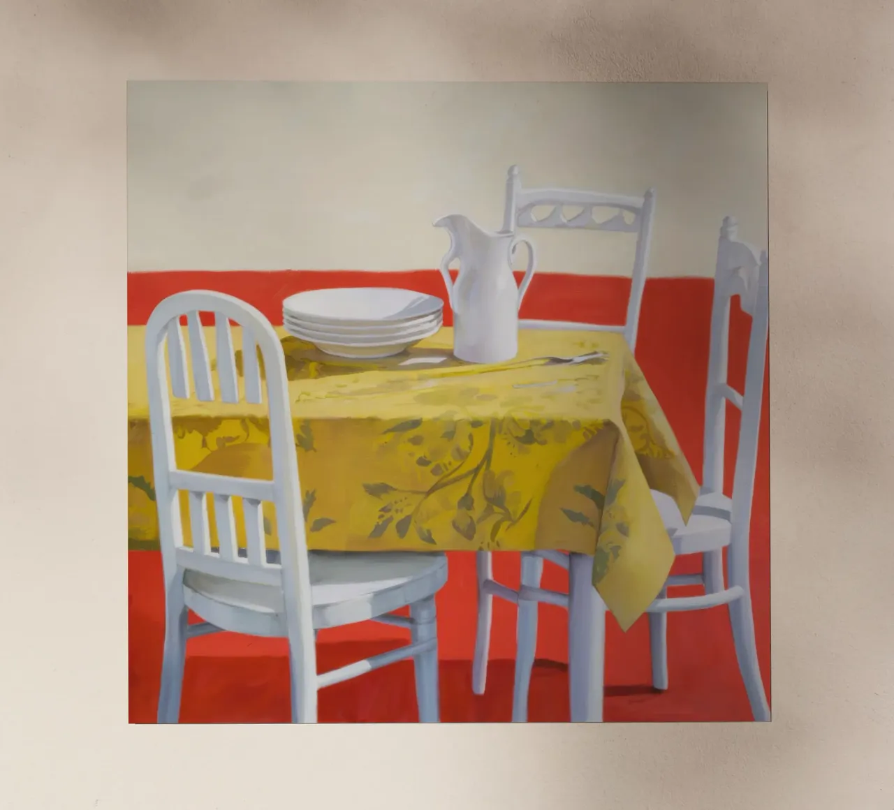 Yellow Table Setting pellicola backlit da Pale Aura