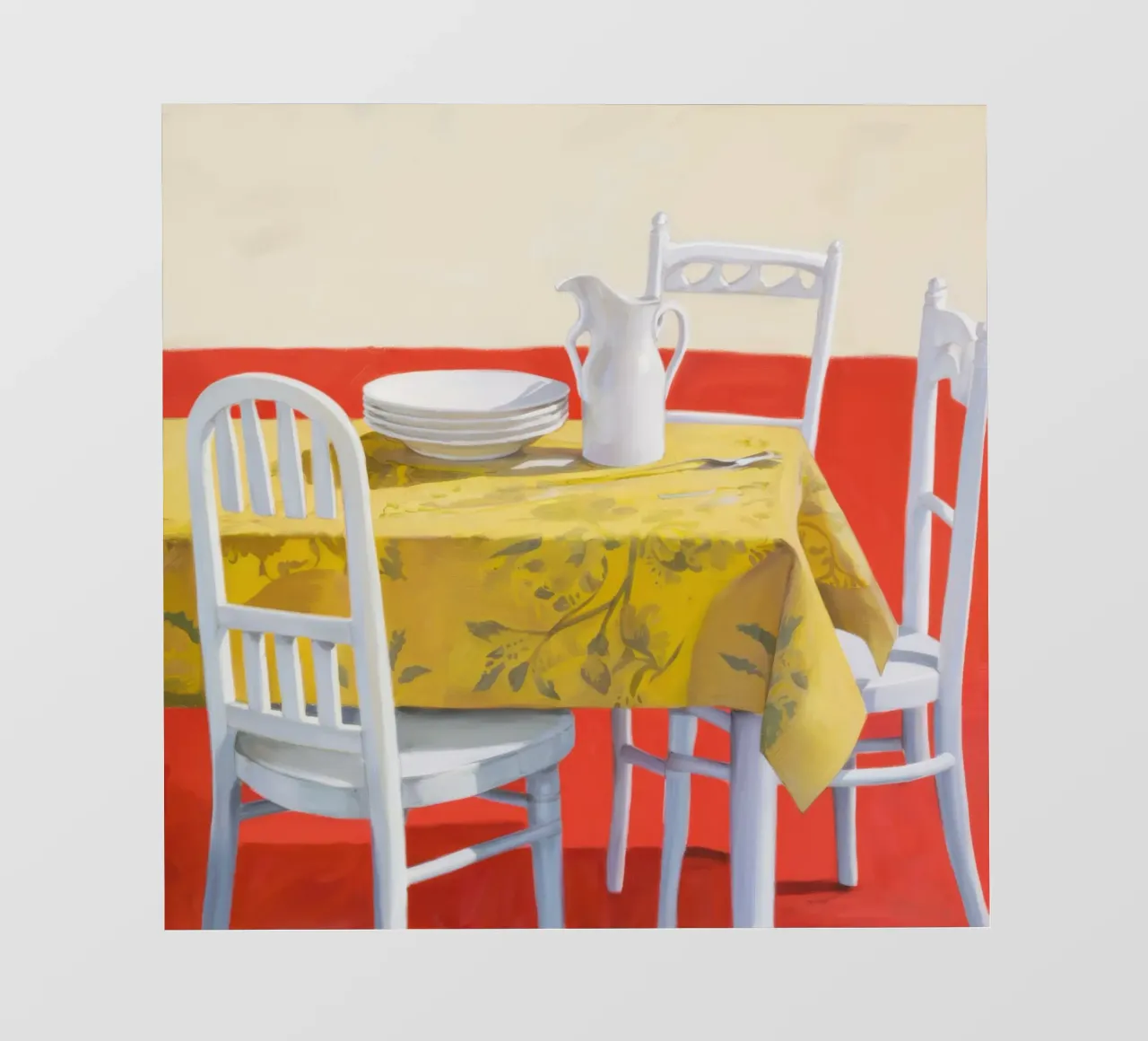 Yellow Table Setting pellicola backlit da Pale Aura