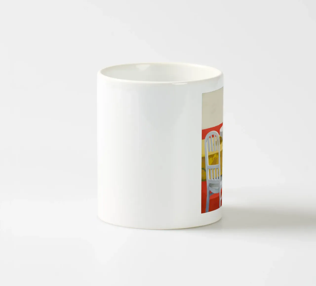 Table jaune mug en céramique de Pale Aura