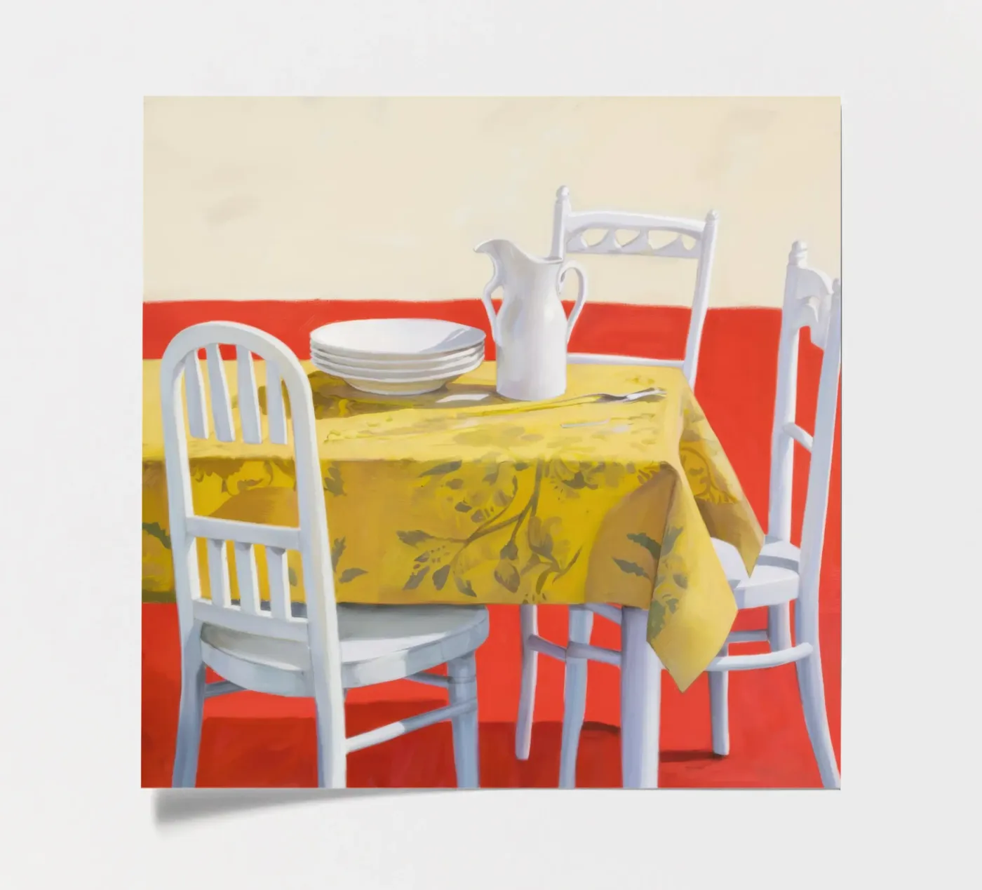 Yellow Table Setting sticker sheet by Pale Aura