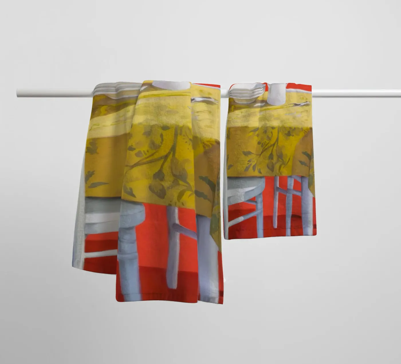 Yellow Table Setting towel by Pale Aura