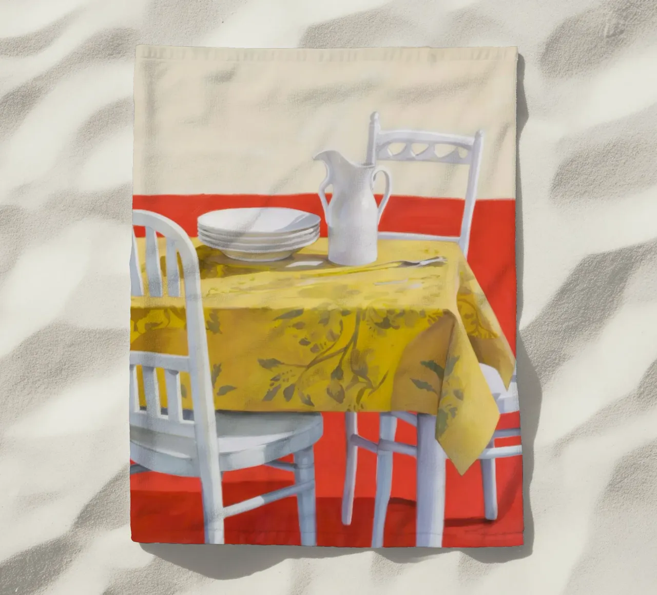 Yellow Table Setting telo mare da Pale Aura