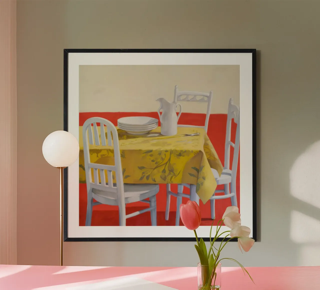 Table jaune hahnemühle de Pale Aura