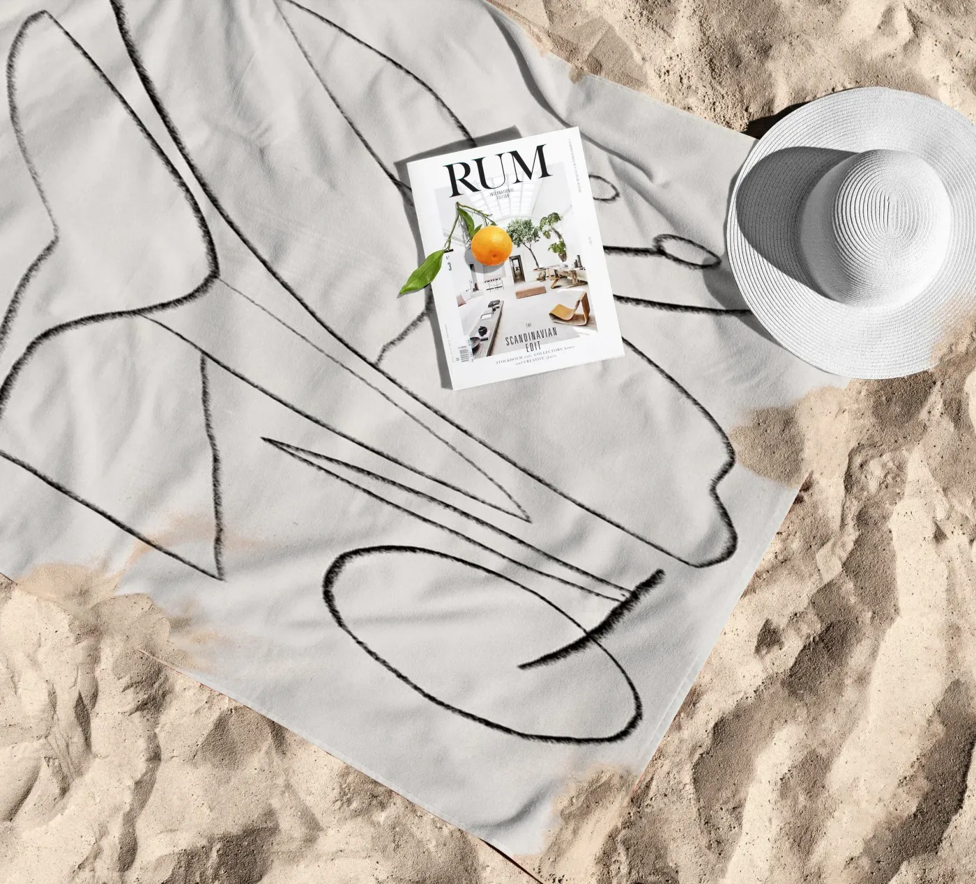 Azalea beach towel by Pure