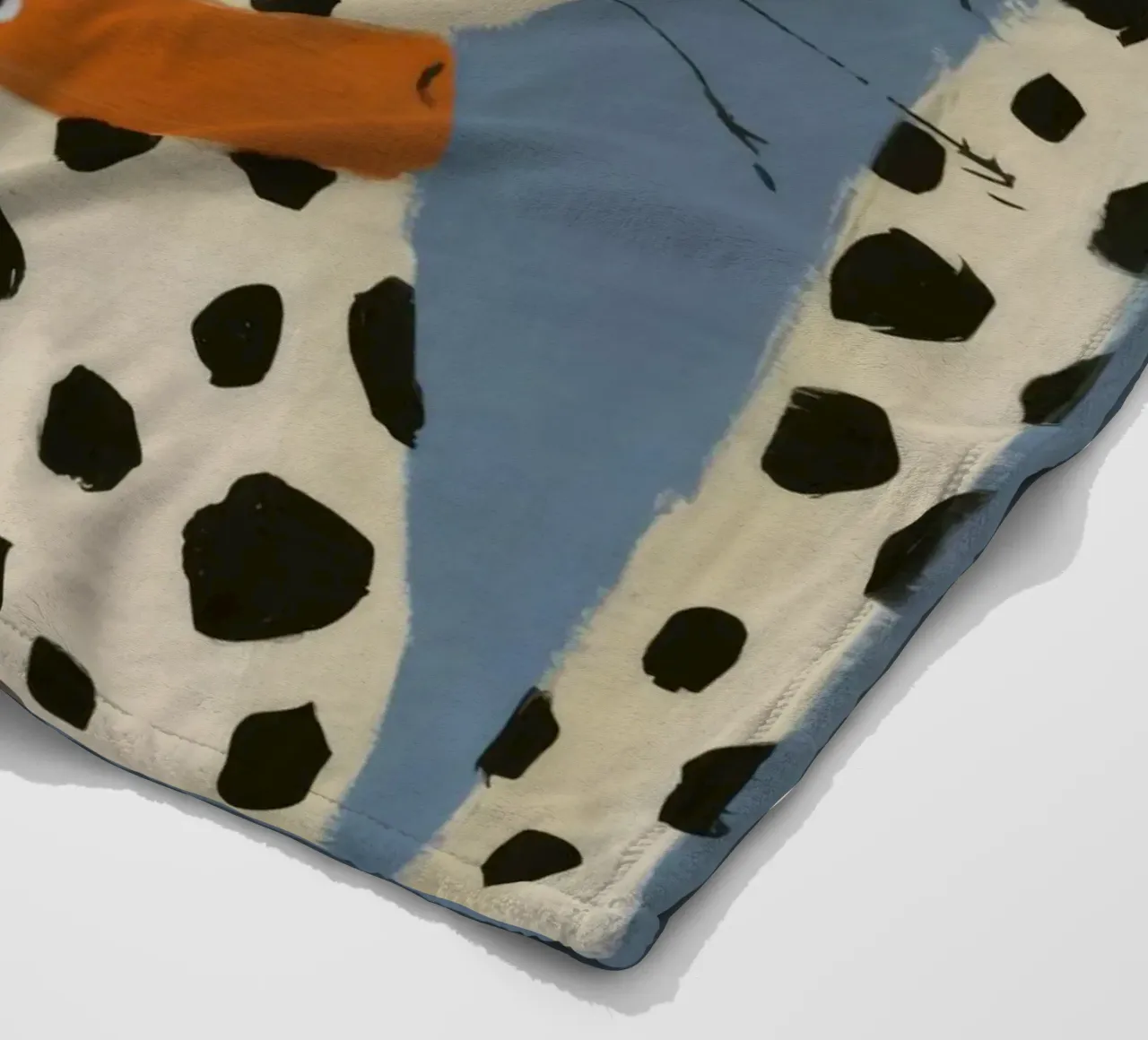 Ritratto di gatto dalmata coperta in pile da Pale Aura