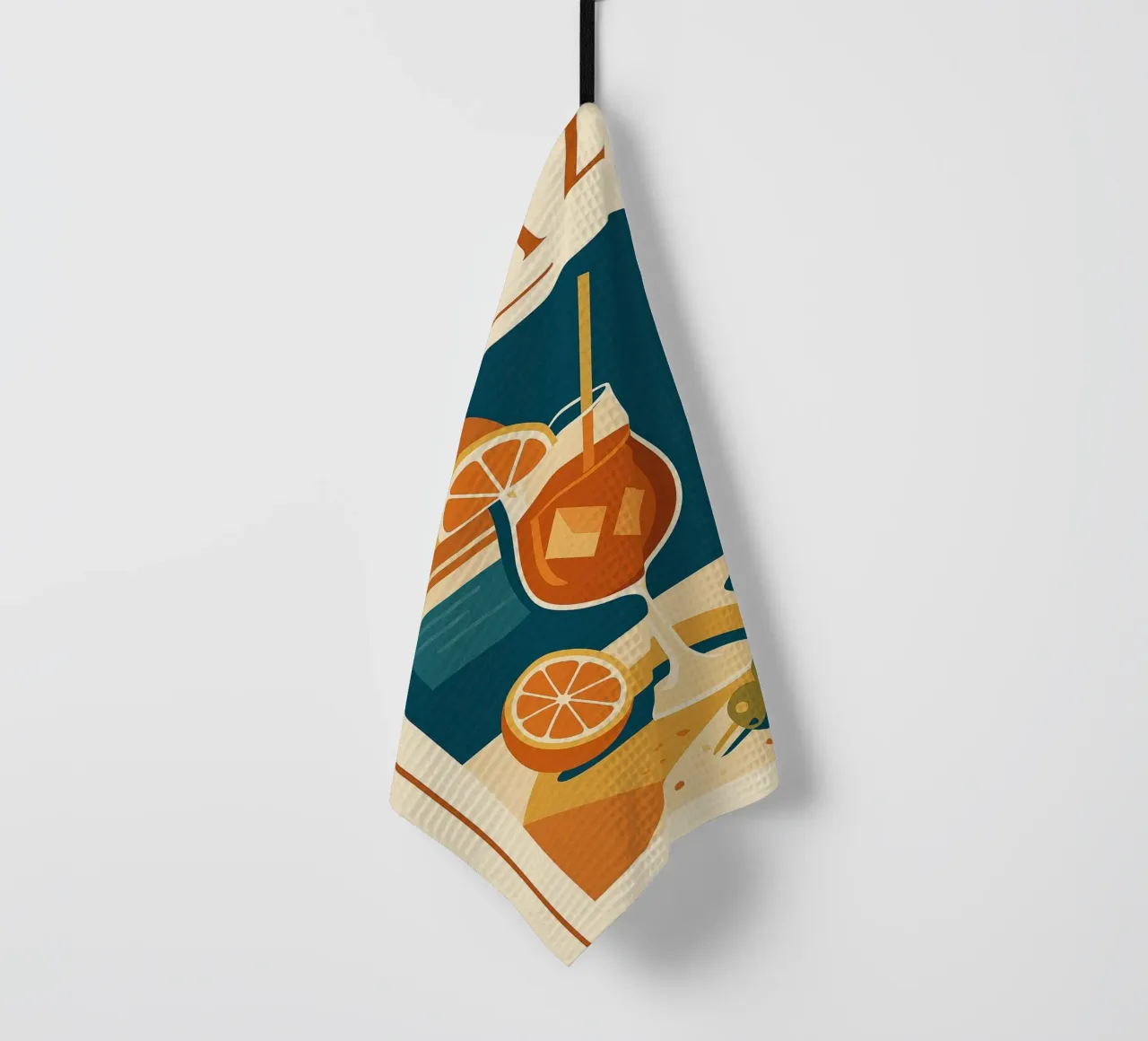 Spritz – L’affiche apéro chic à l’italienne torchon de Boissons - Affiches & posters - Retro