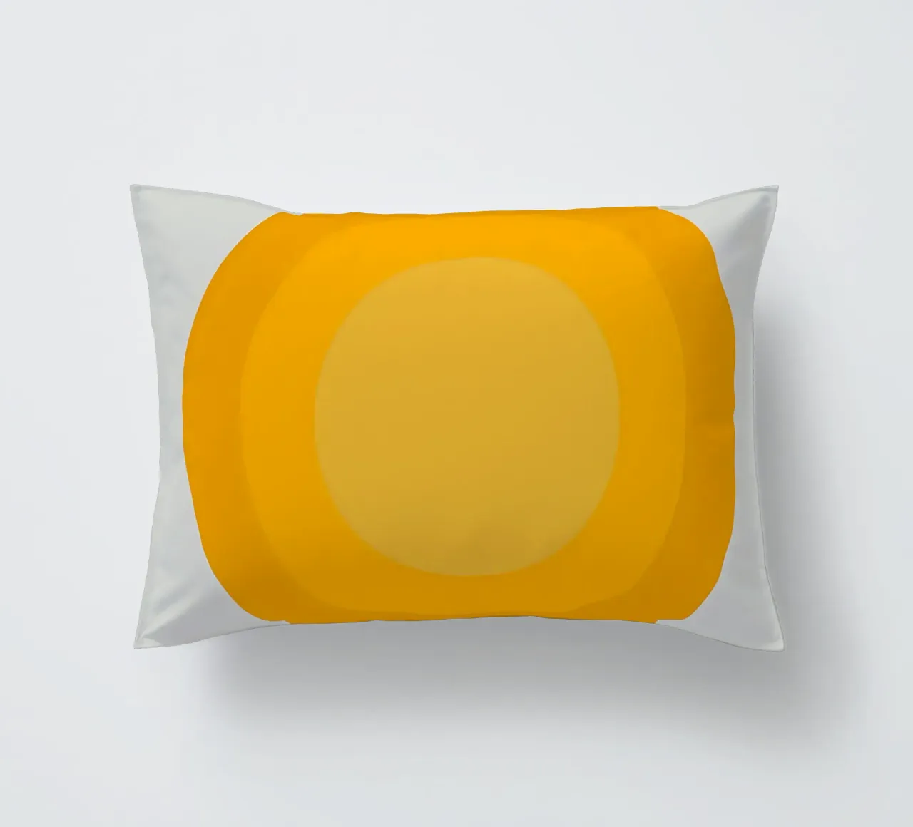 cerchio colore giallo riferimento storico 1923 forma geometrica cuscino da Amber Hughes