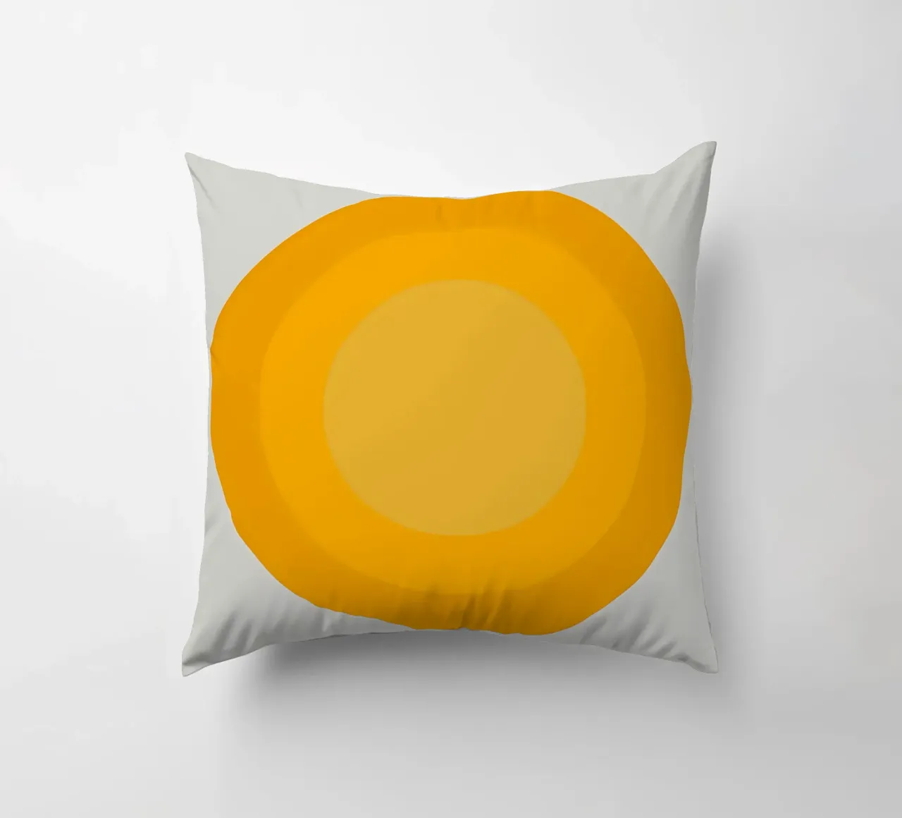 cerchio colore giallo riferimento storico 1923 forma geometrica cuscino da Amber Hughes
