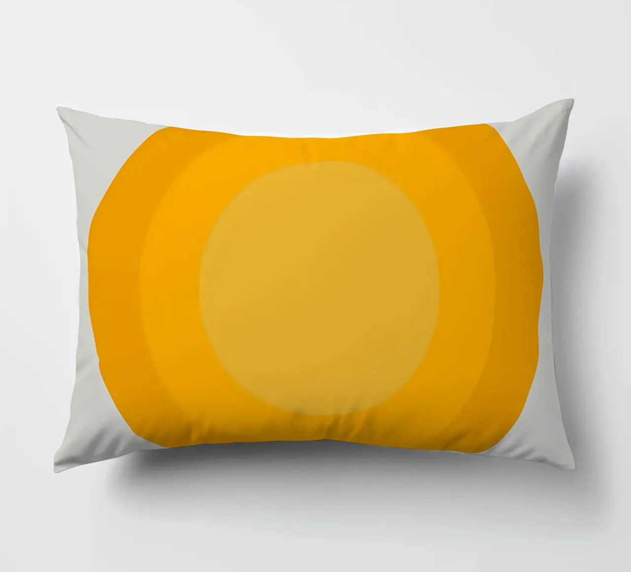cerchio colore giallo riferimento storico 1923 forma geometrica cuscino da Amber Hughes