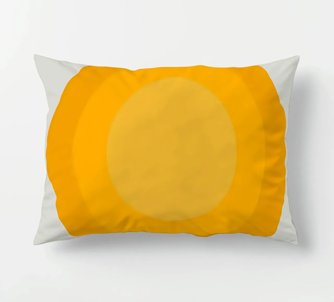 cerchio colore giallo riferimento storico 1923 forma geometrica cuscino da Amber Hughes