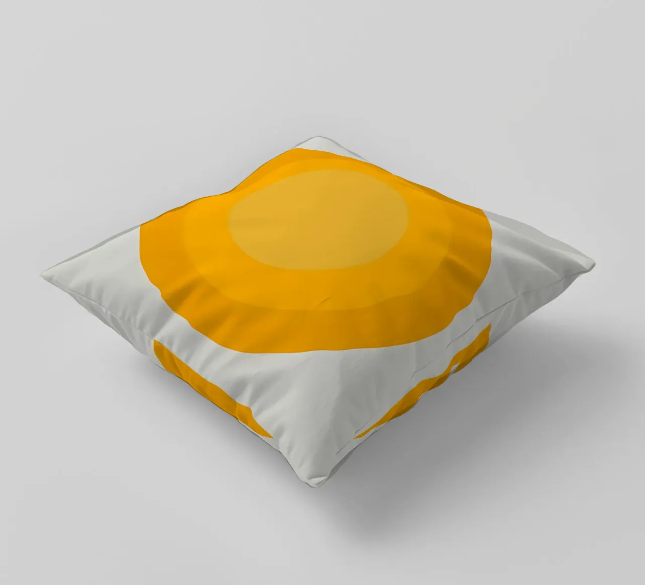 cerchio colore giallo riferimento storico 1923 forma geometrica cuscino da Amber Hughes