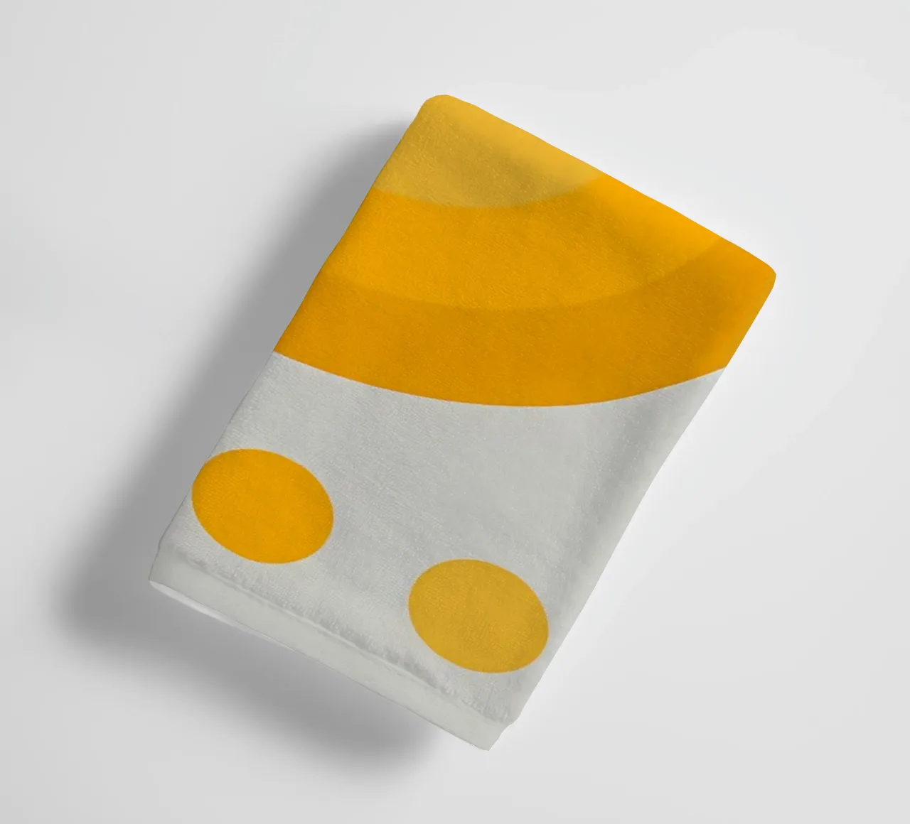 circle color yellow historical reference 1923 geometric form towel by Amber Hughes