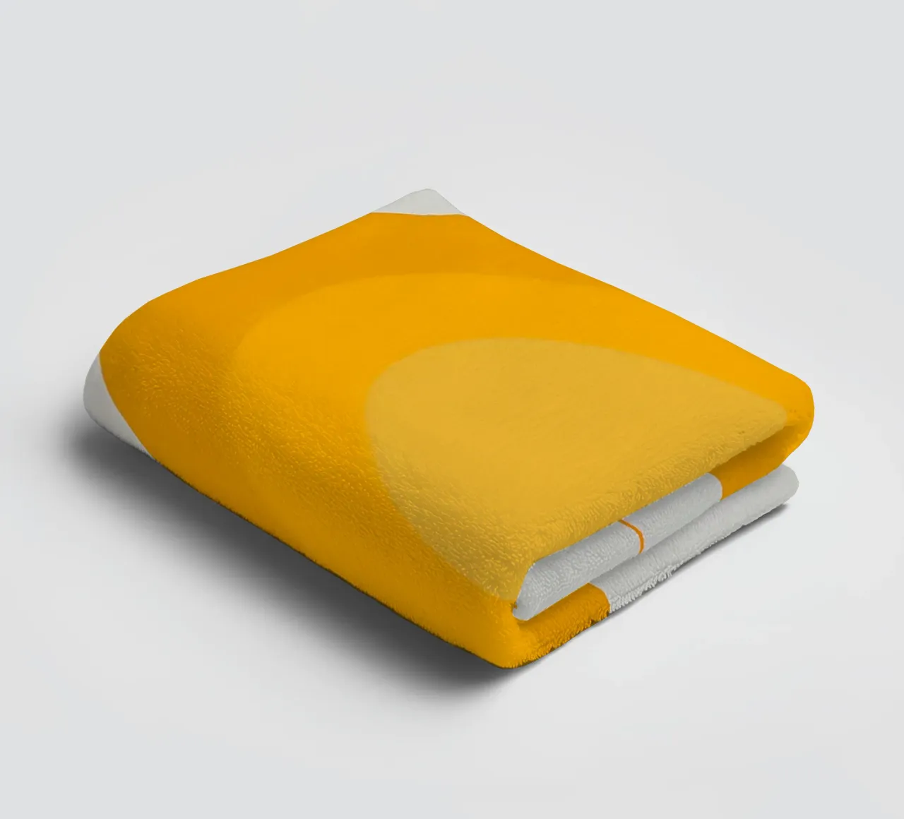 circle color yellow historical reference 1923 geometric form towel by Amber Hughes