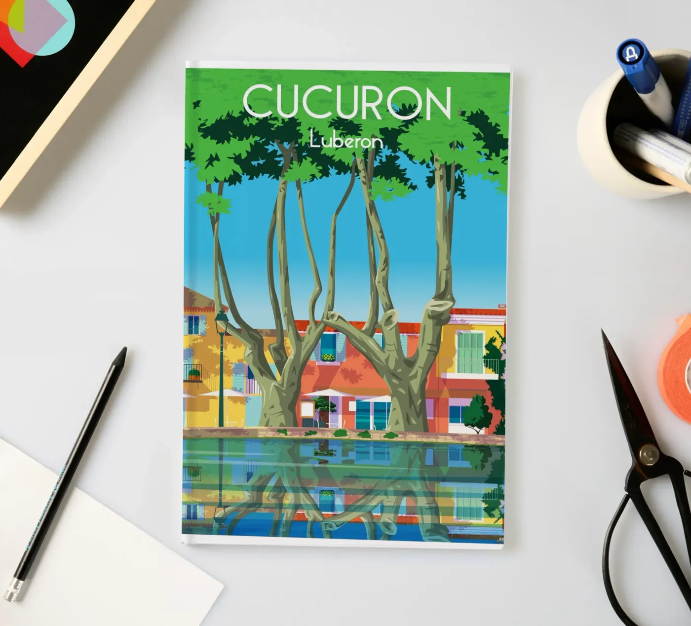 Cucuron notebook by Raphaël Delerue