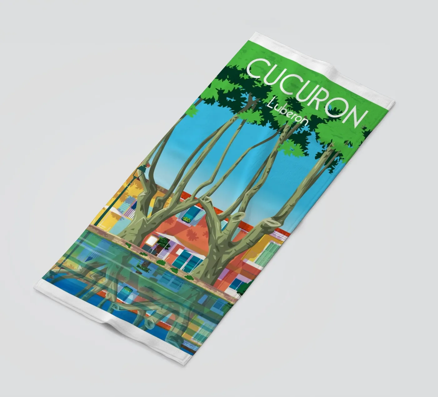 Cucuron serviette de plage de Raphaël Delerue