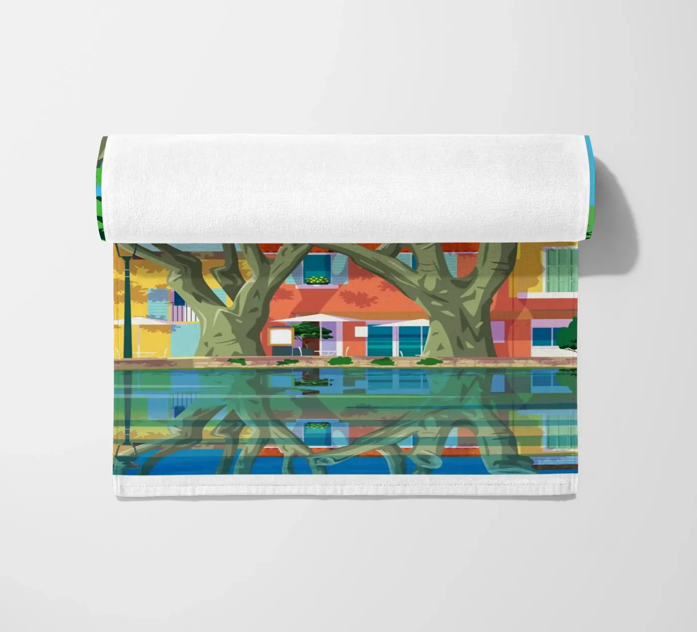 Cucuron serviette de plage de Raphaël Delerue