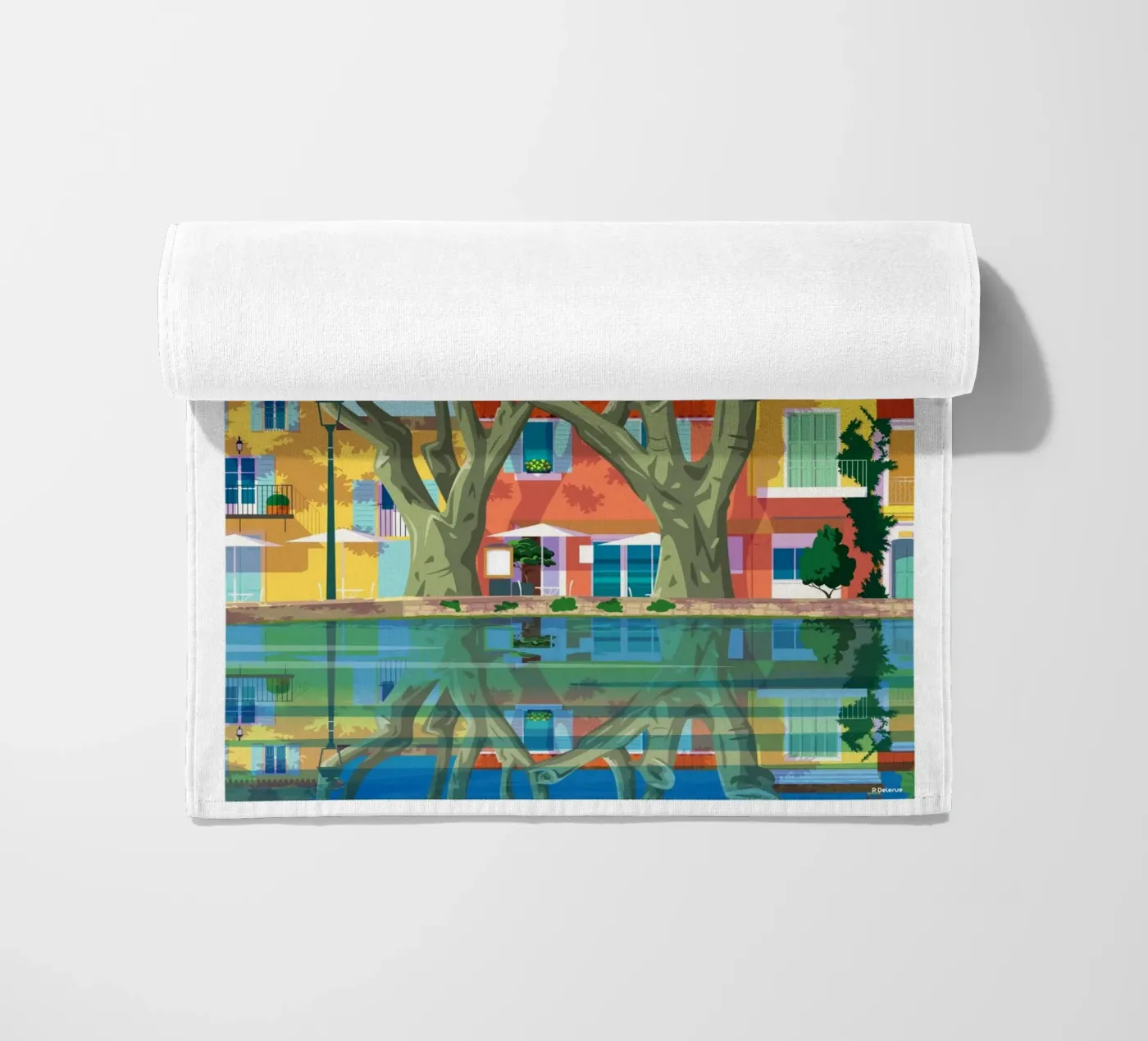 Cucuron serviette de plage de Raphaël Delerue