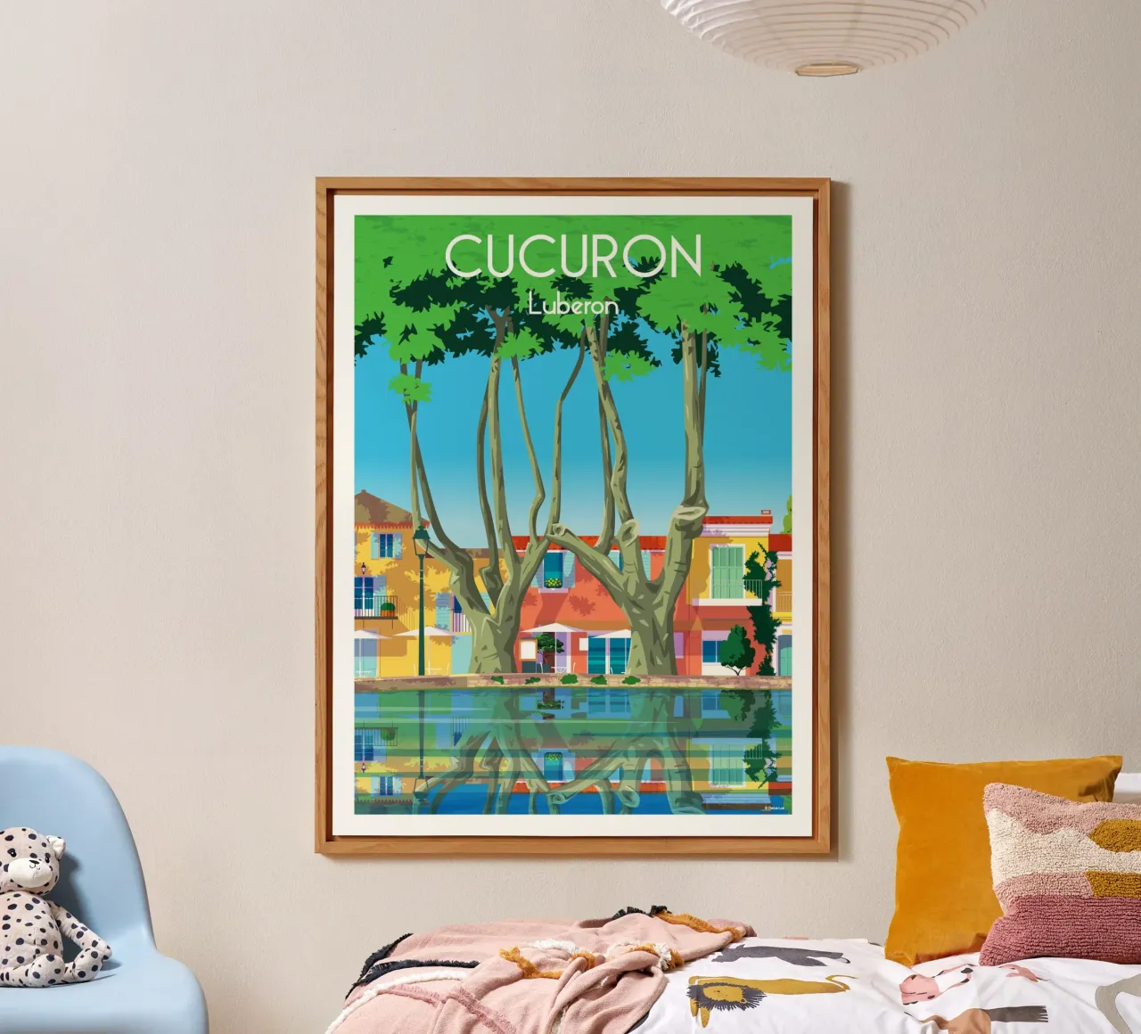 Cucuron forex plate by Raphaël Delerue