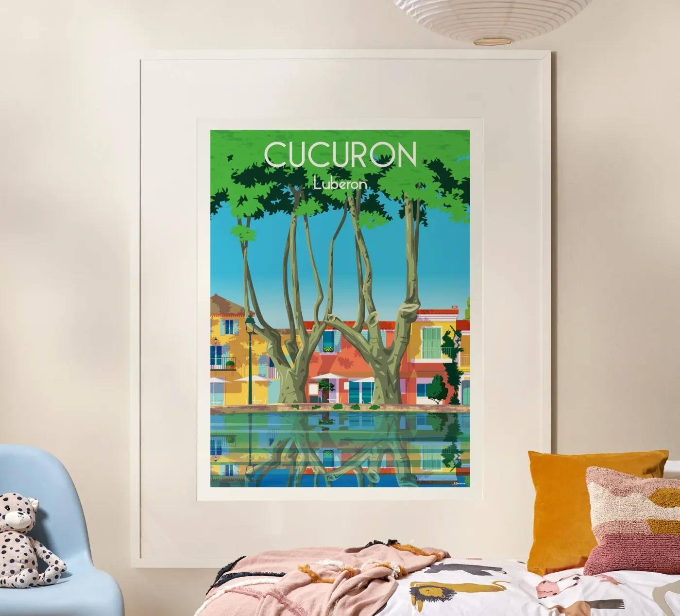 Cucuron Poster von Raphaël Delerue