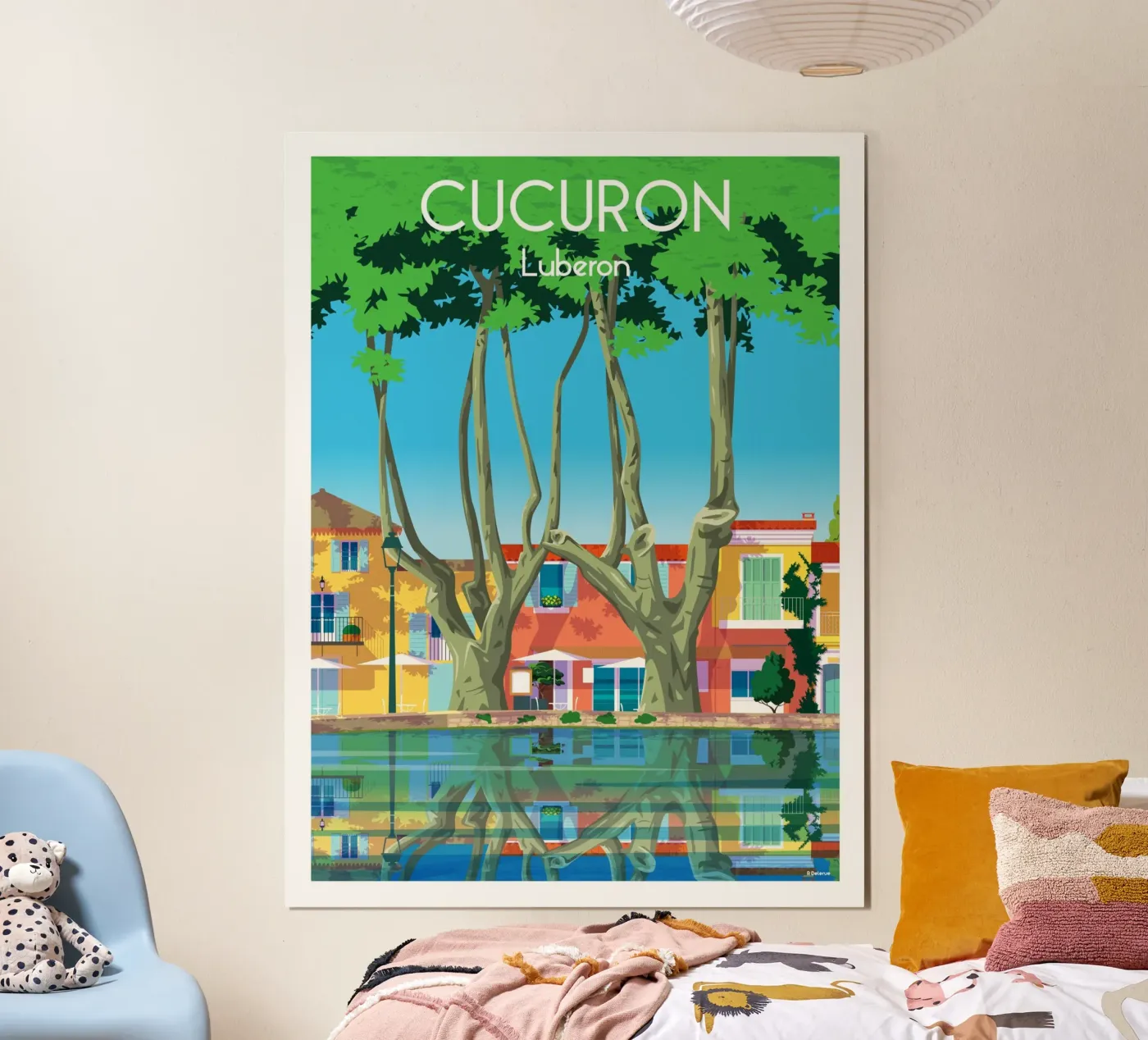 Cucuron Poster von Raphaël Delerue