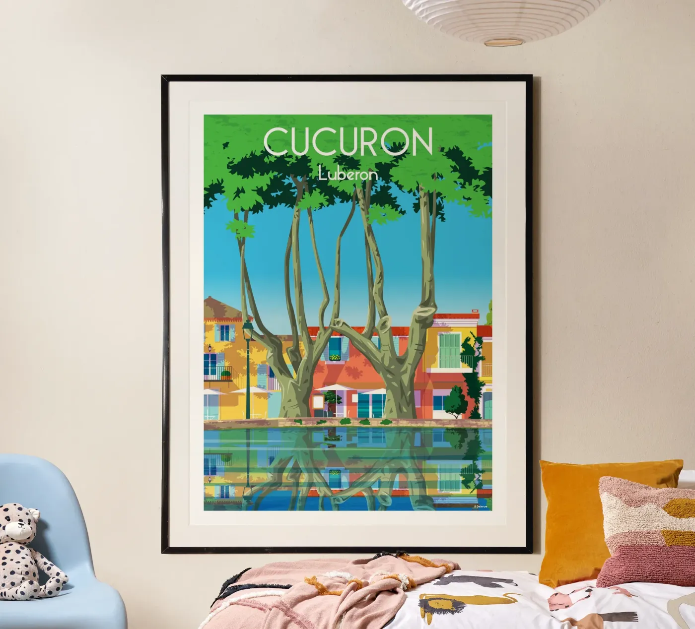 Cucuron Poster von Raphaël Delerue