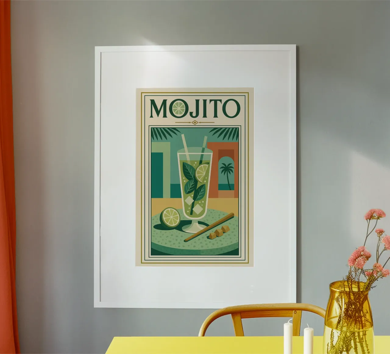 Mojito - Das Poster, das nach frischer Minze riecht Hahnemühle von Boissons - Affiches & posters - Retro