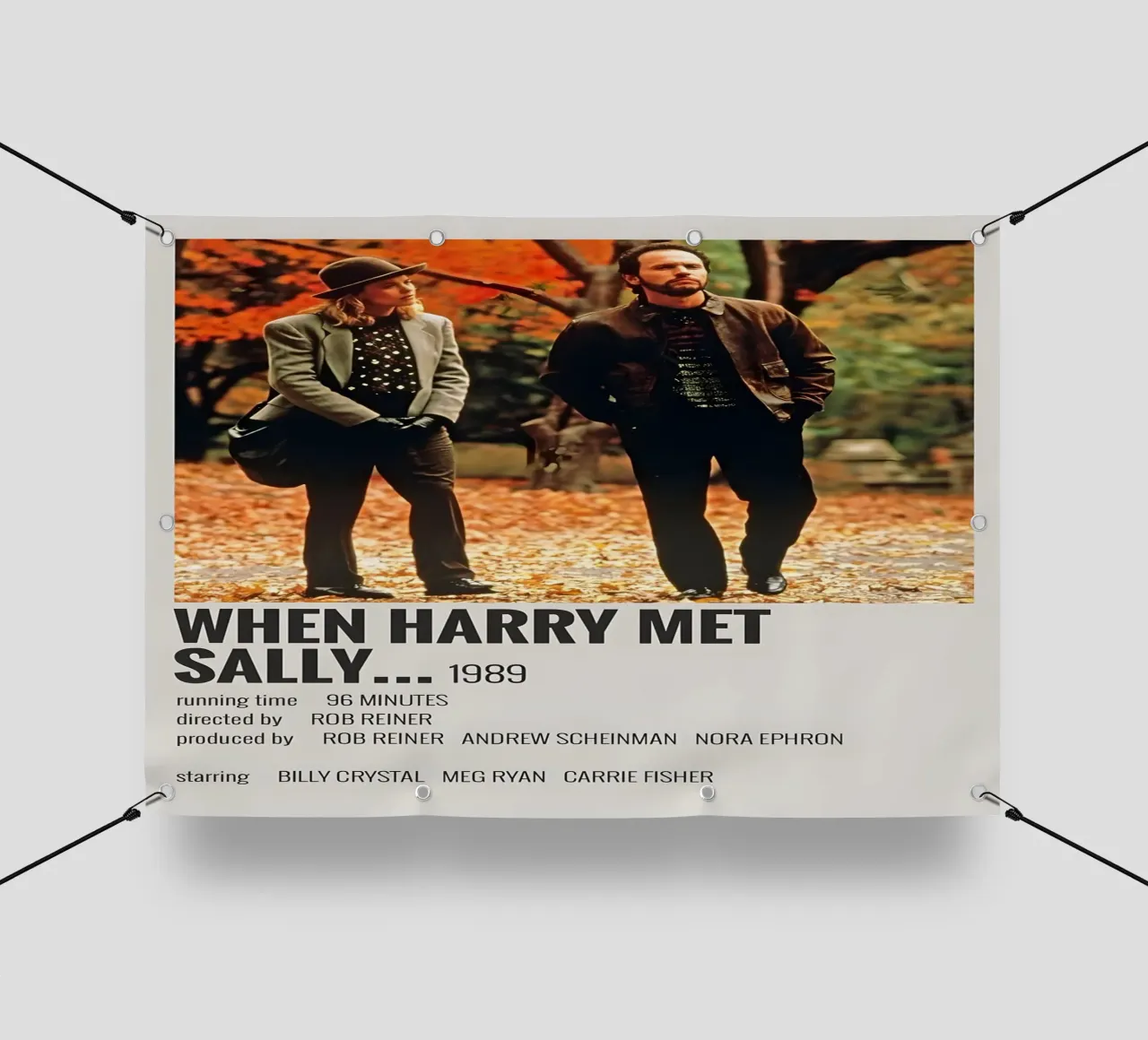 WHEN HARRY MET SALLY 1989 telo in pvc da MVFminimalist