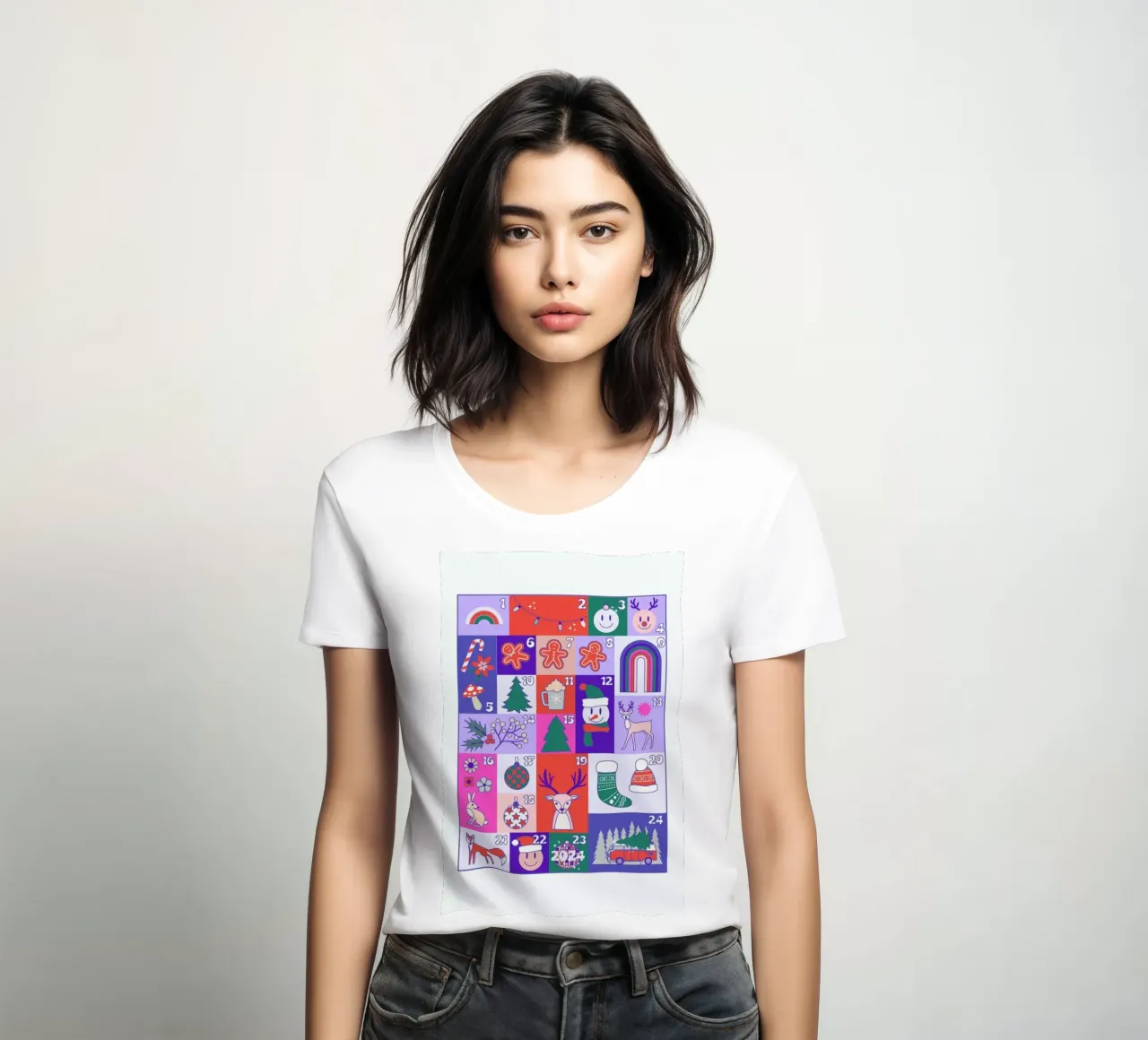 Advent Calendar 2024 t-shirt da donna da cafelab