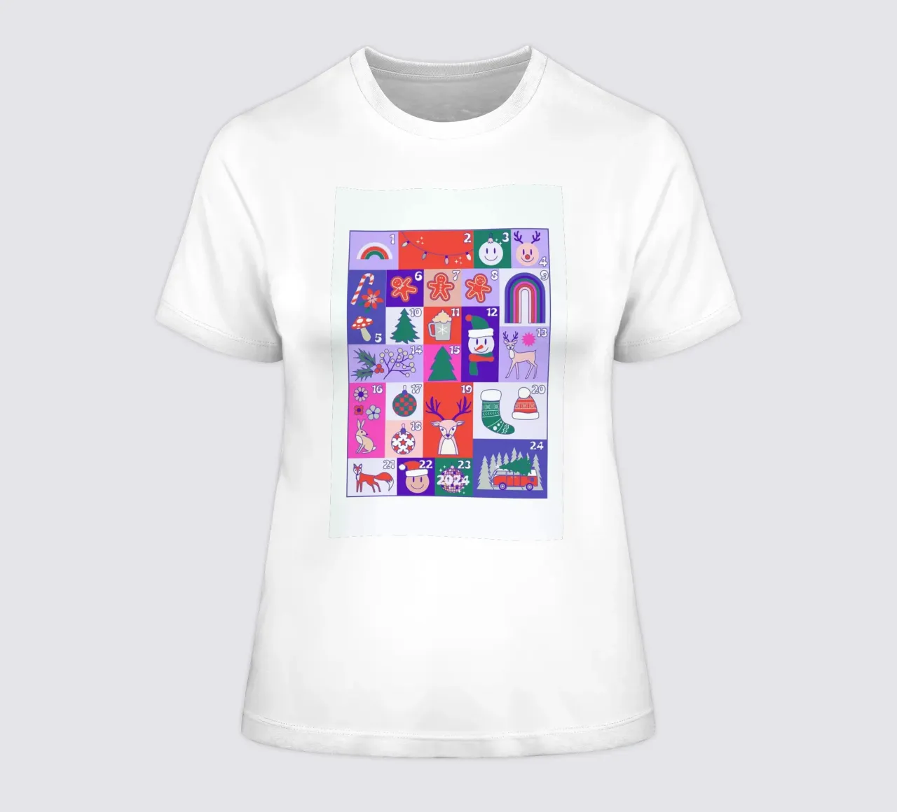 Advent Calendar 2024 t-shirt da donna da cafelab