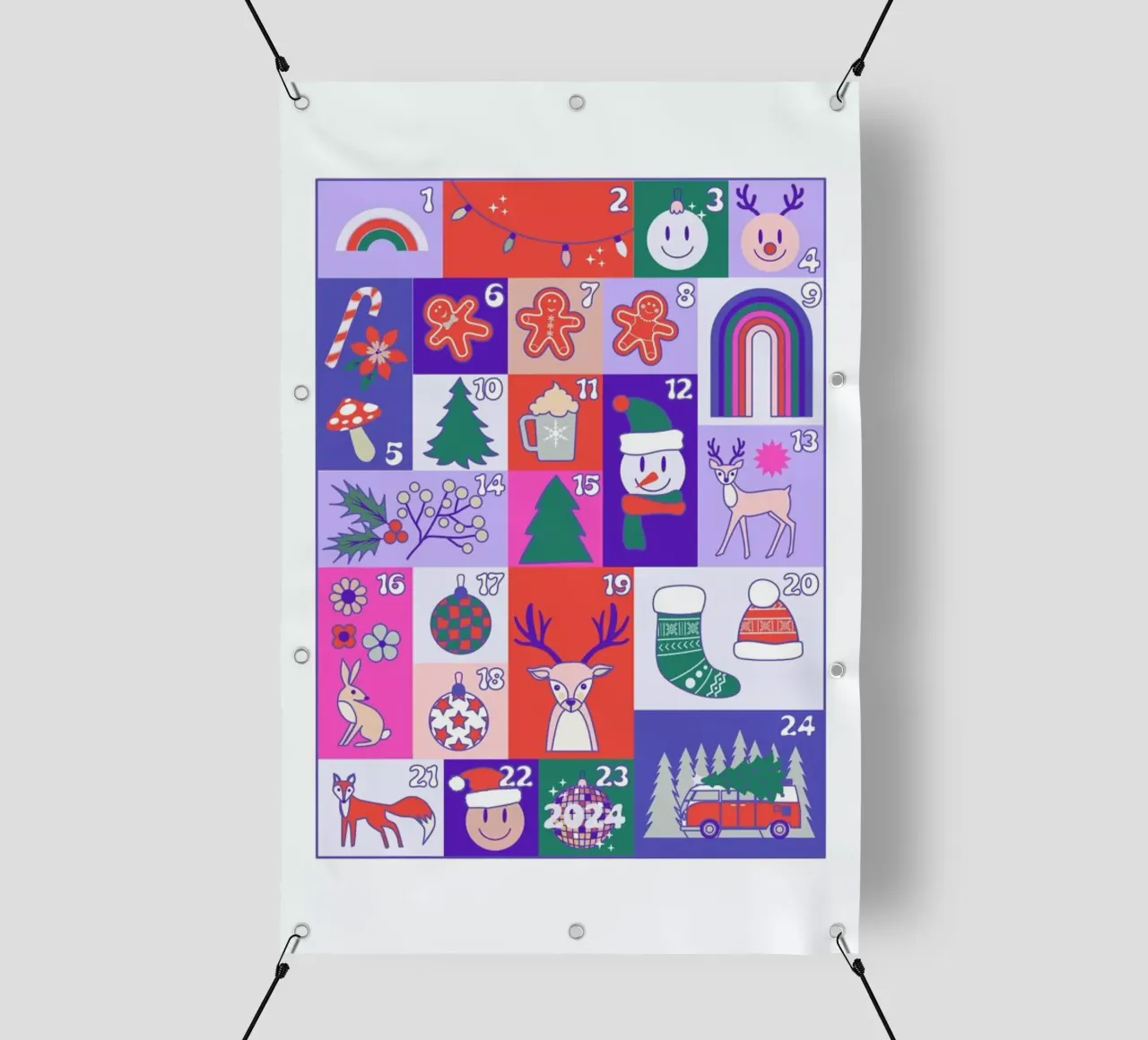 Advent Calendar 2024 pvc-zeil van cafelab