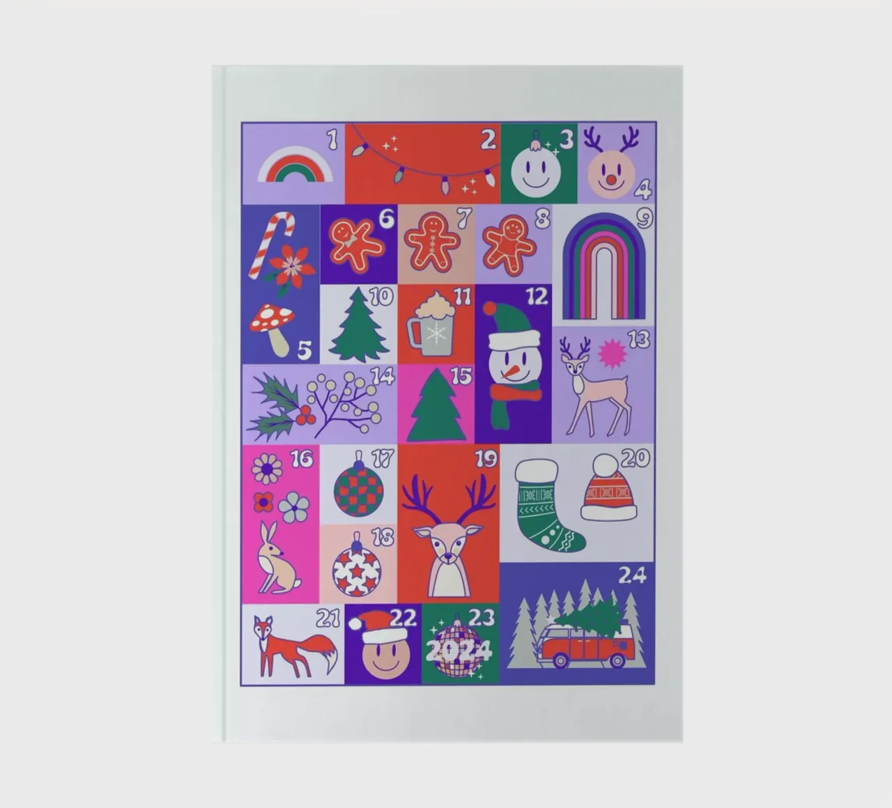 Advent Calendar 2024 carnet de notes de cafelab